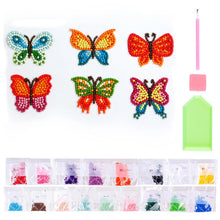 Charger l'image dans la galerie, Ensemble d'Autocollants Diamond Painting Papillons pour Enfants
