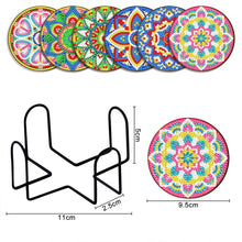 Charger l'image dans la galerie, Sous-Verre Diamond Painting 5D avec design de Mandala