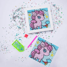 Charger l'image dans la galerie, Diamond Painting 5D Enfants Licorne avec Cadre Photo