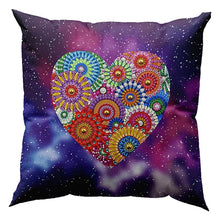 Charger l'image dans la galerie, Housse de Coussin Diamond Painting 5D 30x30 cm Mandala Cœur