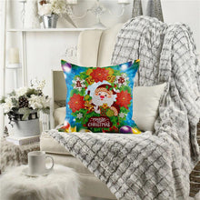 Charger l'image dans la galerie, Housse de Coussin Diamond Painting 5D 30x30 cm Joyeux Noël Gnome