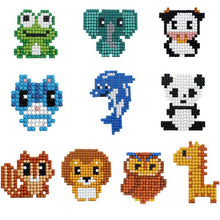 Charger l'image dans la galerie, Ensemble d'Autocollants Diamond Painting avec Animaux pour Enfants