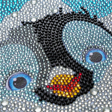 Charger l'image dans la galerie, Diamond Painting 5D Enfants Pingouin avec Cadre Photo