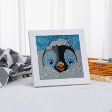 Charger l'image dans la galerie, Diamond Painting 5D Enfants Pingouin avec Cadre Photo