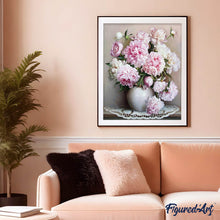 Charger l'image dans la galerie, peinture par numéros | Vase de Pivoines | complexe, fleurs, france | FiguredArt