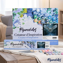 Charger l'image dans la galerie, peinture par numéros | Chouette porteuse de croix | animaux, chouettes et hiboux, complexe | FiguredArt