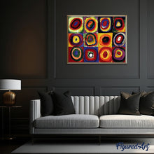 Charger l'image dans la galerie, peinture par numéros | Cercles | abstrait, facile | FiguredArt
