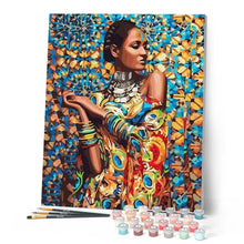 Charger l'image dans la galerie, peinture par numéros | Femme en Habits traditionnels | complexe, envies d’ailleurs, france | FiguredArt