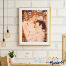 Charger l'image dans la galerie, peinture par numéros | Mère et Enfant de Klimt | facile, france, portrait, reproduction | FiguredArt