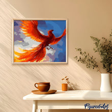 Charger l'image dans la galerie, peinture par numéros | Phénix | animaux, facile, oiseaux | FiguredArt