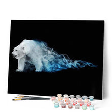Charger l'image dans la galerie, peinture par numéros | Ours polaire abstrait | animaux, facile, ours | FiguredArt