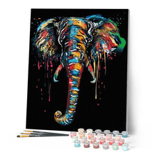Charger l'image dans la galerie, peinture par numéros | Peinture Elephant | animaux, france, intermédiaire, éléphants | FiguredArt