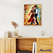 Charger l'image dans la galerie, peinture par numéros | Couple de Danseurs | complexe, danse, romantique | FiguredArt