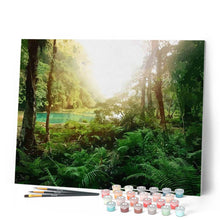 Charger l'image dans la galerie, peinture par numéros | Forêt tropicale | Complexe, forêt, paysages | FiguredArt