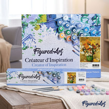 Charger l'image dans la galerie, peinture par numéros | Bouquet de fleurs comme avant | Complexe, fleurs | FiguredArt