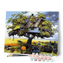 Charger l'image dans la galerie, peinture par numéros | Maison dans les Arbres | arbres, complexe, paysages | FiguredArt