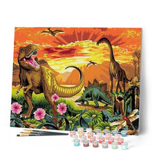 Charger l'image dans la galerie, peinture par numéros | Dinosaures de Jurassic Park | animaux, intermédiaire | FiguredArt