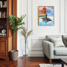 Charger l'image dans la galerie, peinture par numéros | Arbre 4 Saisons | arbres, complexe, france, paysages | FiguredArt