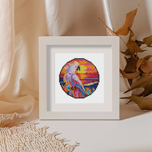 Charger l'image dans la galerie, Mini Diamond Painting 15x20cm (4 pièces) - Oiseaux Tropicaux et Coucher de Soleil