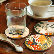 Charger l'image dans la galerie, Peinture par numéros Dessous de Verre 10cm (6 pièces) - Design Botanique Moderne