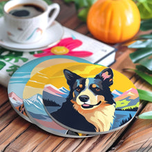 Charger l'image dans la galerie, Peinture par numéros Dessous de Verre 10cm (6 pièces) - Chiens Mignons