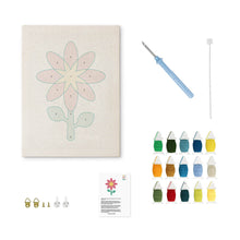 Charger l'image dans la galerie, Punch Needle Kit avec cadre - Pétales de Printemps