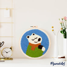 Charger l'image dans la galerie, Punch Needle Ours polaire joyeux