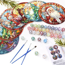 Charger l'image dans la galerie, Peinture par numéros Sets de Table 20 cm (6 pièces) - Cadeau de Noël Créatif