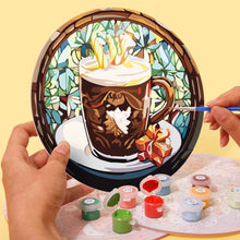 Charger l'image dans la galerie, Peinture par numéros Sets de Table 20 cm (6 pièces) - Maison en Pain d'Épices, Sapin de Noël et Designs d'Hiver
