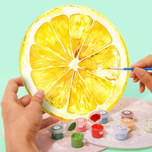 Charger l'image dans la galerie, Peinture par numéros Sets de Table 20 cm (6 pièces) - Tranches de Fruits Tropicaux