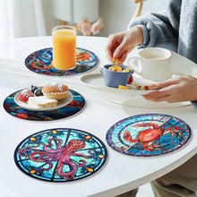 Charger l'image dans la galerie, Peinture par numéros Sets de Table 20 cm (4 pièces) - Créatures de l'Océan