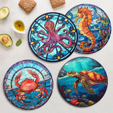 Charger l'image dans la galerie, Peinture par numéros Sets de Table 20 cm (4 pièces) - Créatures de l'Océan