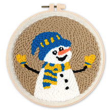 Charger l'image dans la galerie, Punch Needle Bonhomme de Neige