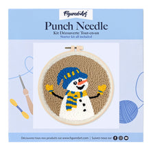 Charger l'image dans la galerie, Punch Needle Bonhomme de Neige