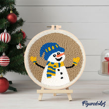 Charger l'image dans la galerie, Punch Needle Bonhomme de Neige