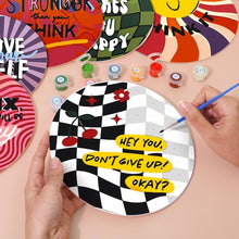 Charger l'image dans la galerie, Peinture par numéros Sets de Table 20 cm (6 pièces) - Citation Motivante