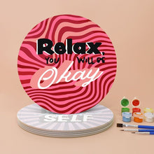Charger l'image dans la galerie, Peinture par numéros Sets de Table 20 cm (6 pièces) - Citation Motivante