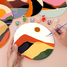 Charger l'image dans la galerie, Peinture par numéros Sets de Table 20 cm (6 pièces) - Montagne Abstraite Moderne