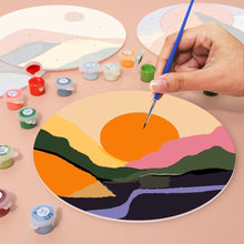 Charger l'image dans la galerie, Peinture par numéros Sets de Table 20 cm (6 pièces) - Montagne Abstraite Moderne