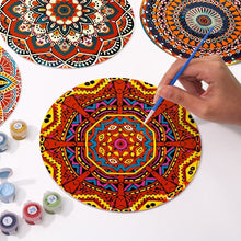 Charger l'image dans la galerie, Peinture par numéros Sets de Table 20 cm (6 pièces) - Mandala Bohème Rond