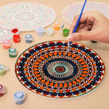 Charger l'image dans la galerie, Peinture par numéros Sets de Table 20 cm (6 pièces) - Mandala Bohème Rond