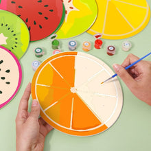 Charger l'image dans la galerie, Peinture par numéros Sets de Table 20 cm (6 pièces) - Tranches de Fruits Colorées