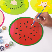 Charger l'image dans la galerie, Peinture par numéros Sets de Table 20 cm (6 pièces) - Tranches de Fruits Colorées