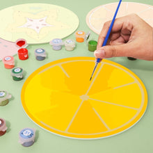 Charger l'image dans la galerie, Peinture par numéros Sets de Table 20 cm (6 pièces) - Tranches de Fruits Colorées