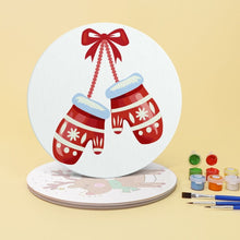 Charger l'image dans la galerie, Peinture par numéros Sets de Table 20 cm (4 pièces) - Thème de Noël 1