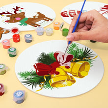 Charger l'image dans la galerie, Peinture par numéros Sets de Table 20 cm (4 pièces) - Thème de Noël 1