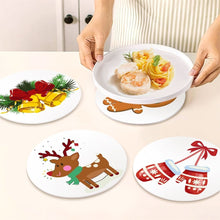 Charger l'image dans la galerie, Peinture par numéros Sets de Table 20 cm (4 pièces) - Thème de Noël 1