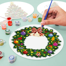 Charger l'image dans la galerie, Peinture par numéros Sets de Table 20 cm (4 pièces) - Couronne de Noël
