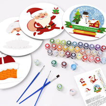 Charger l'image dans la galerie, Peinture par numéros Sets de Table 20 cm (4 pièces) - Père Noël