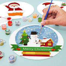 Charger l'image dans la galerie, Peinture par numéros Sets de Table 20 cm (4 pièces) - Père Noël